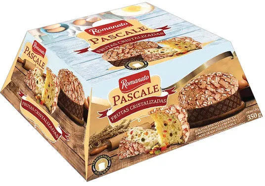 Bolo De Páscoa Frutas Cristalizadas Romanato Pascale Caixa 350g