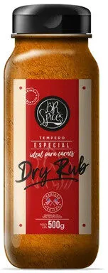 Tempero Pó Dry Rub Para Carnes Br Spices Frasco 500g