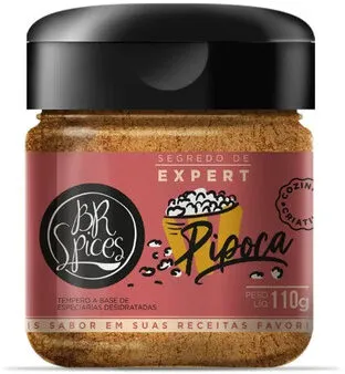 Tempero Para Pipoca Br Spices Segredo De Expert Pote 110g