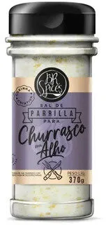 Sal De Parrilla Com Alho Para Churrasco Br Spices Frasco 370g