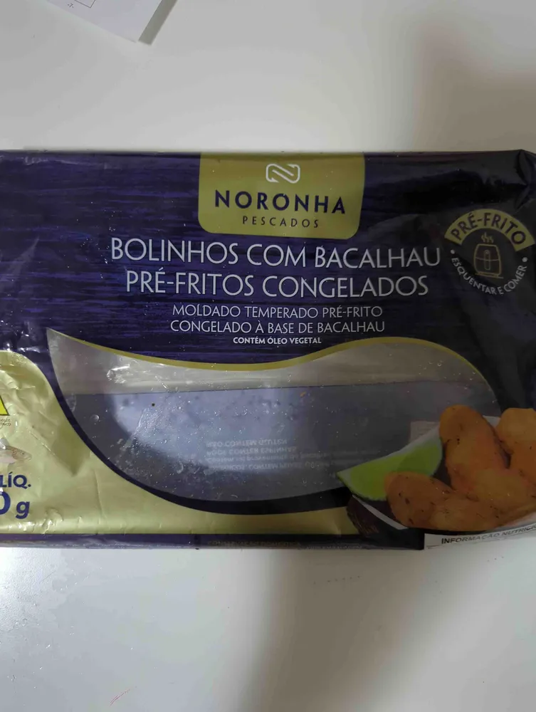 Bolinhos de Bacalhau Pré-Fritos Congelados