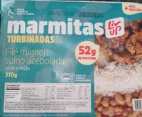 Marmita - Filé Mignon Suíno Acebolada, Arroz E Feijão