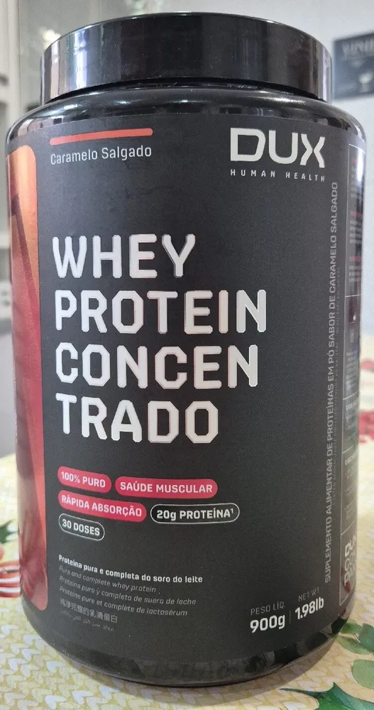 whey protein concentrado dux caramelo salgado