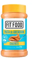 Pasta De Amendoim Crocante Integral Fit Food Pote 450g