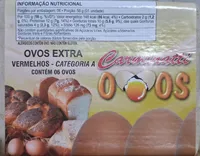 Ovos extra vermelhos