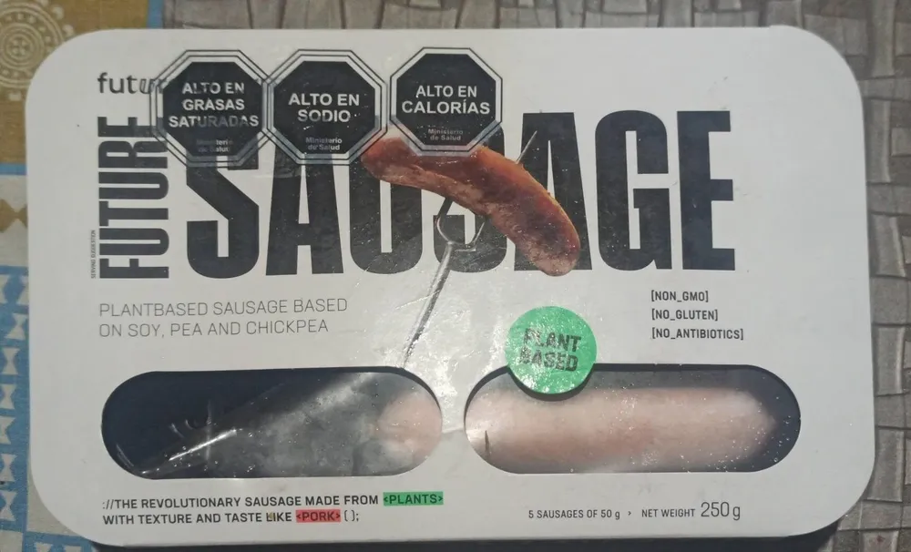 Embutido sucedaneo de longaniza vegano