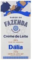 Creme De Leite Uht Dália Sabor Da Fazenda Caixa 200g
