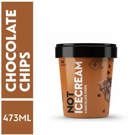 Sorvete à Base De Vegetais Chocolate Chips Not Pote 473ml