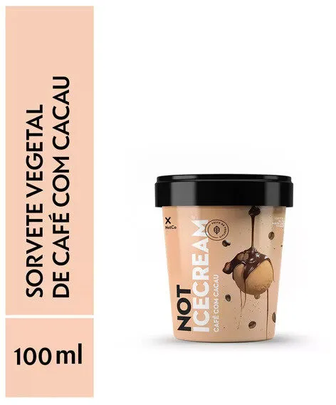Sorvete à Base De Vegetais Café Com Cacau Not Pote 100ml