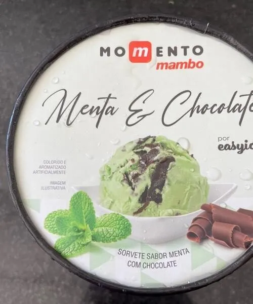 Sorvete Menta e Chocolate