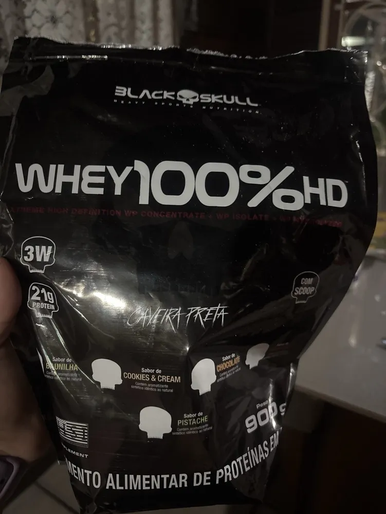 WHEY 100% HD BLACK SKULL - Black Skull