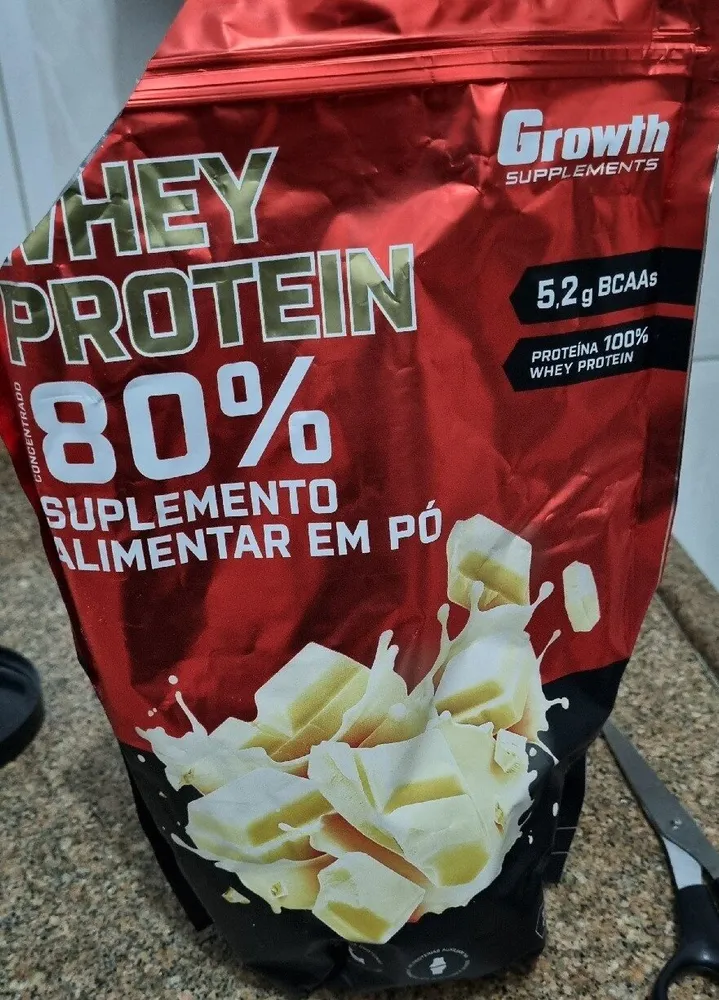 Whey Protein Concentrado 80% Chocolate Branco