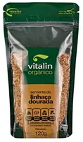 Linhaça Dourada Em Grãos Orgânica Vitalin Pouch 120g