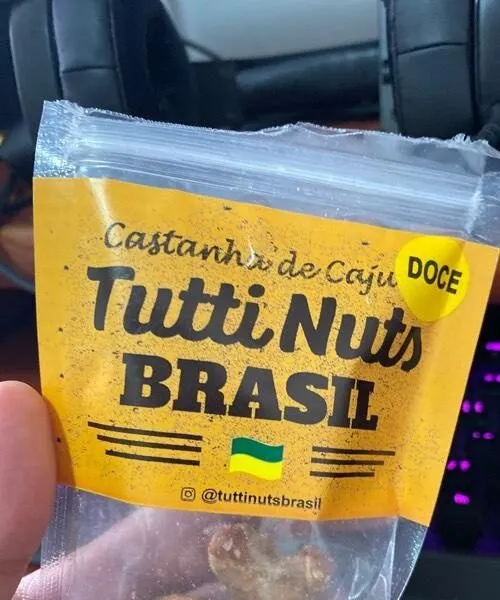 Castanha de caju caramelizada