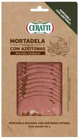 Mortadela Bologna Com Azeitona Fatiada Ceratti 150g