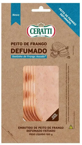 Peito De Frango Defumado Fatiado Ceratti 100g