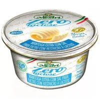 Manteiga Extra Com Sal Zero Lactose Gran Mestri Lata 200g