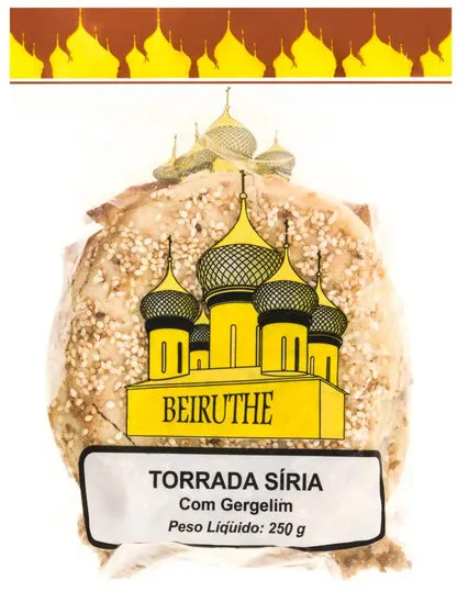 Torrada Síria Gergelim Beiruthe Pacote 250g