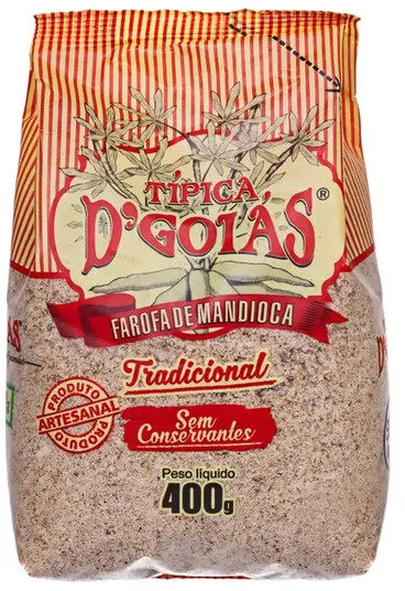 Farofa De Mandioca Tradicional Dgoiás Pacote 400g