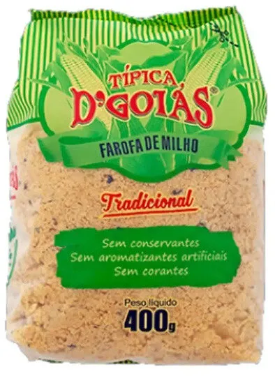 Farofa De Milho Tradicional Dgoiás Pacote 400g