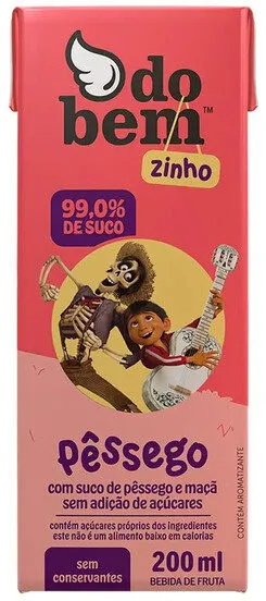 Bebida Pêssego Do Bem Do Benzinho Caixa 200ml