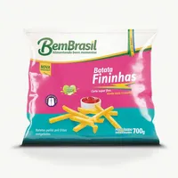 Batata Pré Frita Palito Fininha Congelada Bem Brasil Pacote 700g