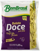 Batata Doce Pré Frita Congelada Bem Brasil Pacote 1,05kg