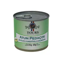 Atum Em Pedaços Em Salmoura E óleo Tours Conservas Lata 180g