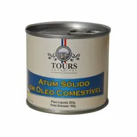 Atum Sólido Em óleo Tours Conservas Lata 180g