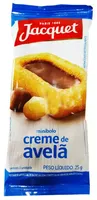 Minibolo Baunilha Recheio Creme De Avelã Jacquet Pacote 25g