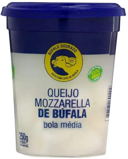 Queijo Mussarela De Búfala Bola Média Búfalo Dourado 200g