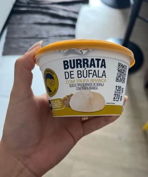 Burrata com trufa