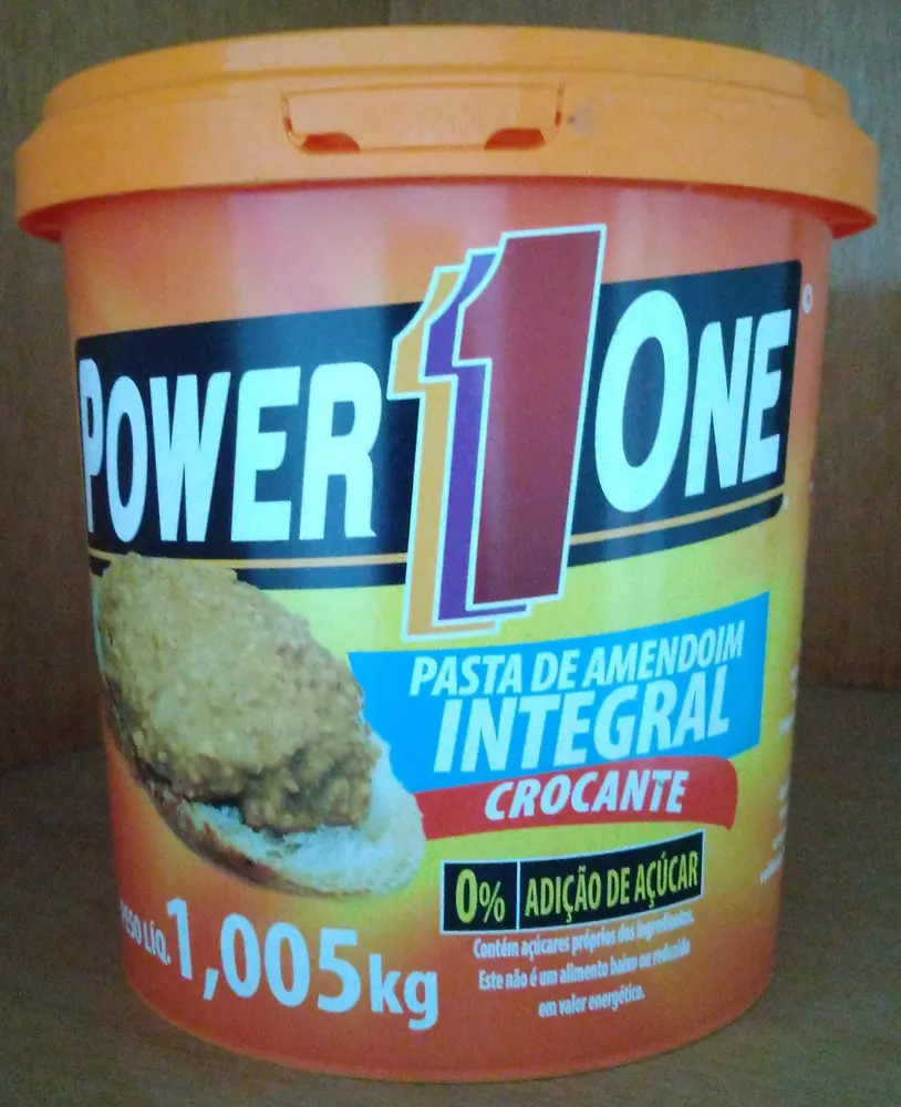 Pasta de amendoim integral crocante