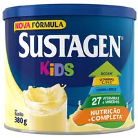 Pó Para Preparo De Bebida Baunilha Sustagen Kids Lata 380g