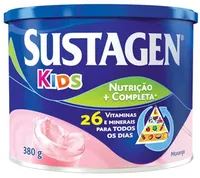 Pó Para Preparo De Bebida Morango Sustagen Kids Lata 380g