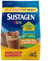 Pó Para Preparo De Bebida Chocolate Sustagen Kids Pacote 700g Embalagem Econômica Leve Mais Pague Menos