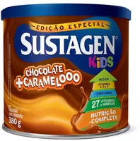 Pó Para Preparo De Bebida Chocolate Com Caramelo Sustagen Kids Lata 380g