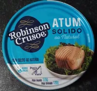 Atum Sólido Ao Natural Robinson Crusoe Lata 120g