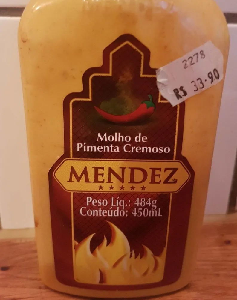 Molto de pimenta cremoso