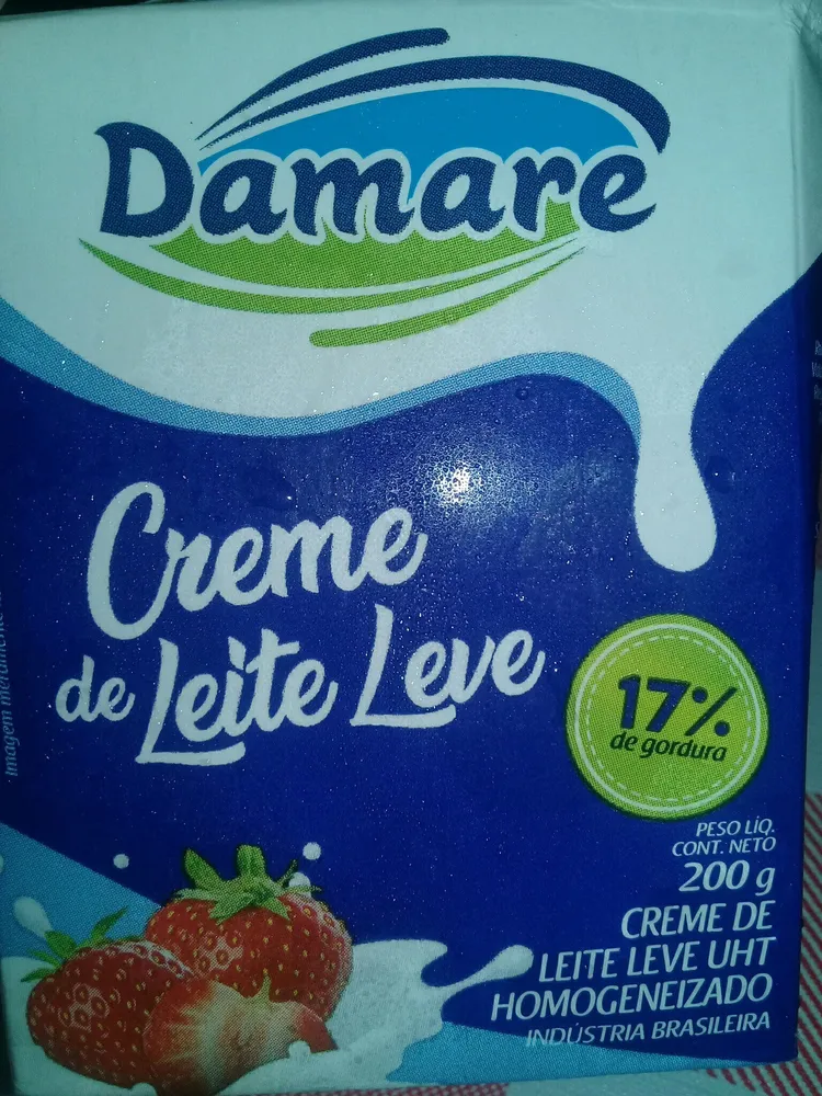 Creme de Leite Leve