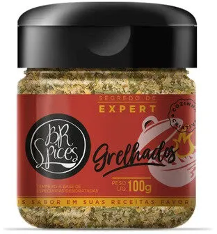 Condimento Para Grelhados Br Spices Segredo De Expert Pote 100g