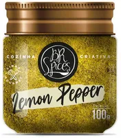 Tempero Pó Lemon Pepper Br Spices Gourmet Pote 100g