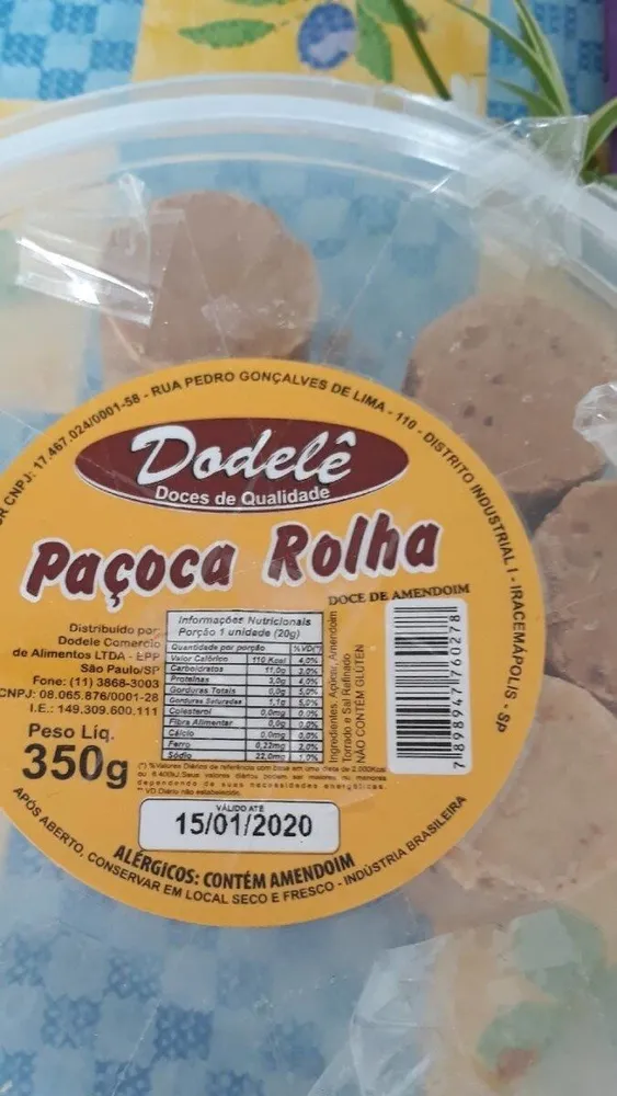 Paçoca Rolha