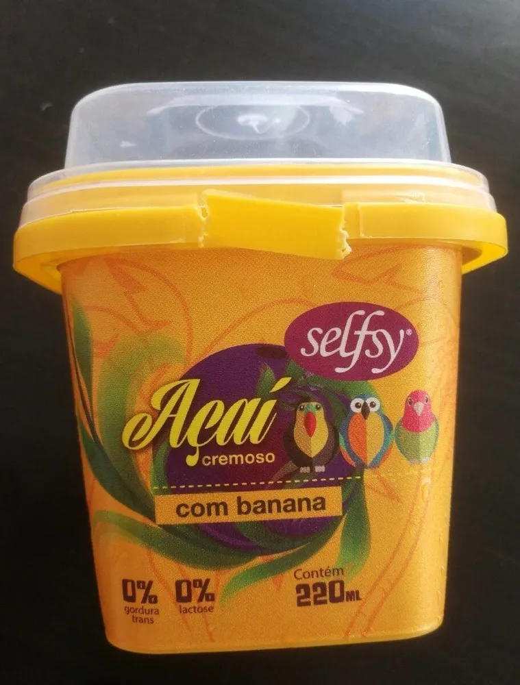 Açaí cremoso com banana
