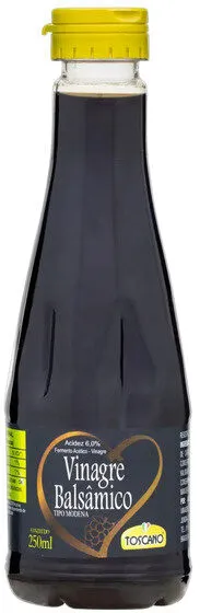 Vinagre Balsâmico Modena Toscano Frasco 250ml