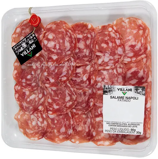 Salame Napoli Fatiado Villani 90g