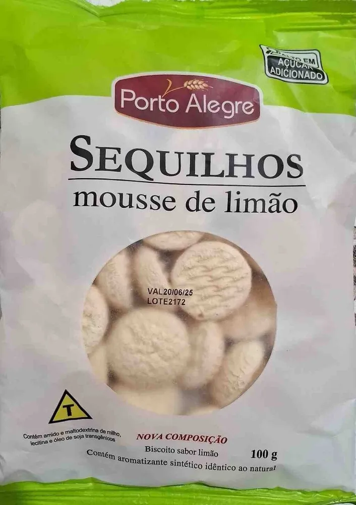 Sequilhos mousse de limão