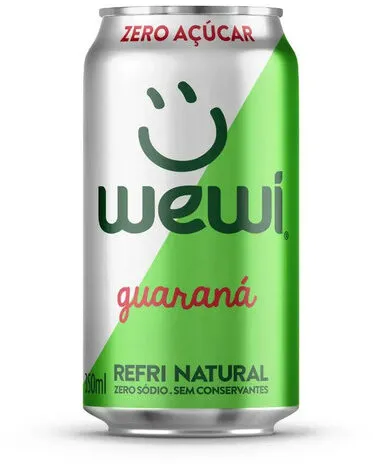 Refrigerante Guaraná Zero Açúcar Zero Sódio Wewi Lata 350ml