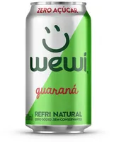 Refrigerante Guaraná Zero Açúcar Zero Sódio Wewi Lata 350ml