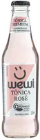 água Tônica Rosé Orgânica Zero Sódio Wewi Premium Garrafa 255ml